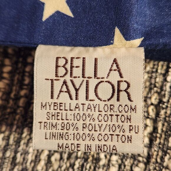 Bella Taylor All Stars Cross Body Shoulder Purse Fabric Patchwork - Picture 4 of 15